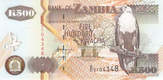 500 Kwacha 1992